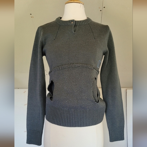 Volcom Epidermis Grey Sweater Size Small - Picture 3 of 11